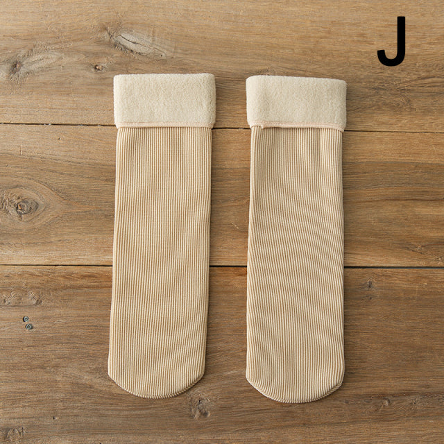 New Winter Warm Medium Horn Floor Socks