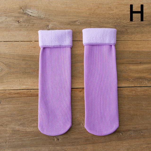 New Winter Warm Medium Horn Floor Socks