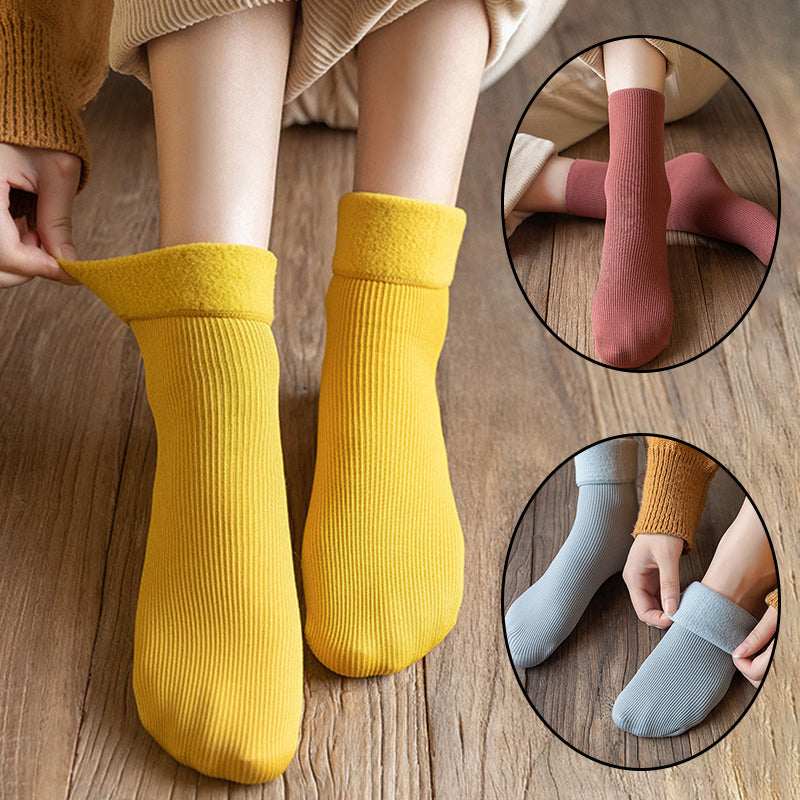 New Winter Warm Medium Horn Floor Socks