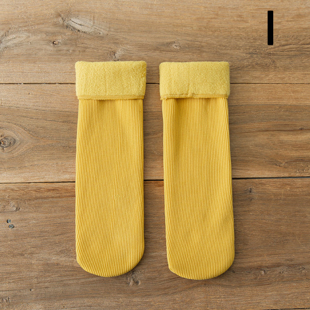 New Winter Warm Medium Horn Floor Socks