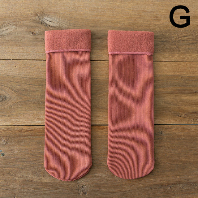 New Winter Warm Medium Horn Floor Socks
